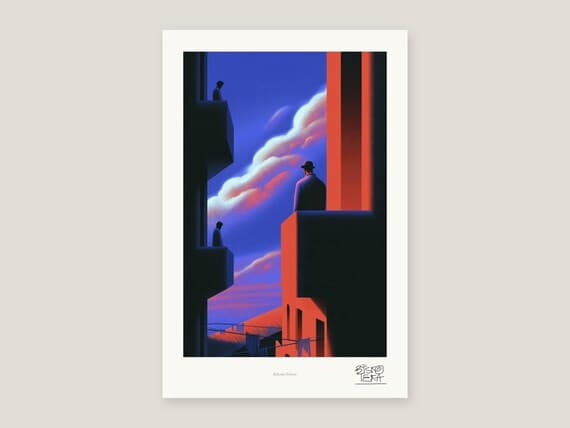 Balcony Echoes Art Print